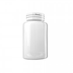 White plastic vial - 250ml