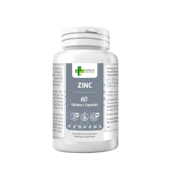 Zinc - 60 gélules - Pot blanc